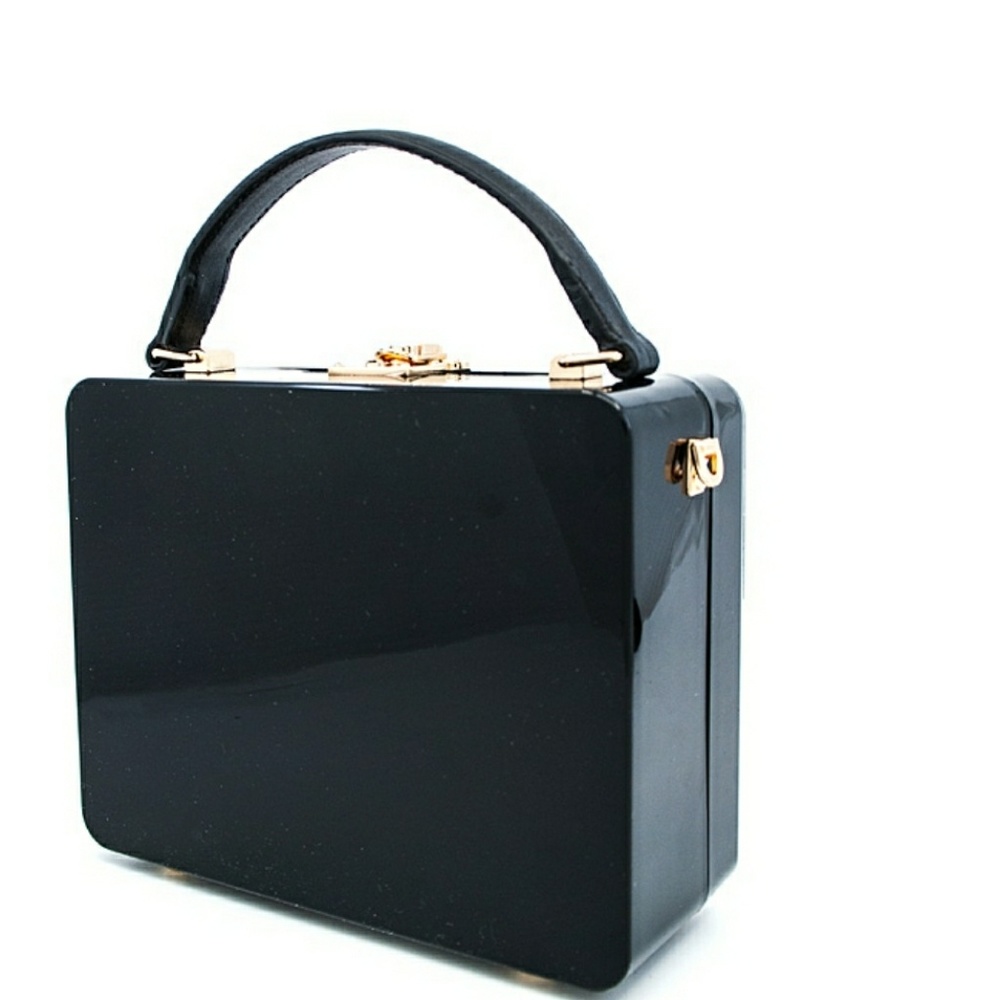 💥SALE!💥 Designer PVC Hard Shell Crossbody - Picture 5 of 6